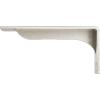 imageEkena Millwork BKTM02X18X06EBHWH Steel Bracket Embrey 2W x 18D x 6 12H Hammered WhiteStainless Steel