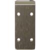 imageEkena Millwork BKTM02X18X06EBHWH Steel Bracket Embrey 2W x 18D x 6 12H Hammered WhiteStainless Steel