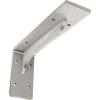 imageEkena Millwork BKTM02X18X06EBHWH Steel Bracket Embrey 2W x 18D x 6 12H Hammered WhiteStainless Steel
