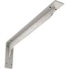 imageEkena Millwork BKTM02X18X06EBHWH Steel Bracket Embrey 2W x 18D x 6 12H Hammered WhiteStainless Steel