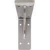 imageEkena Millwork BKTM02X18X06EBHWH Steel Bracket Embrey 2W x 18D x 6 12H Hammered WhiteStainless Steel
