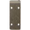 imageEkena Millwork BKTM02X18X06EBHWH Steel Bracket Embrey 2W x 18D x 6 12H Hammered WhiteStainless Steel