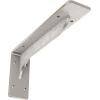 imageEkena Millwork BKTM02X18X06EBHWH Steel Bracket Embrey 2W x 18D x 6 12H Hammered WhiteStainless Steel
