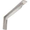 imageEkena Millwork BKTM02X18X06EBHWH Steel Bracket Embrey 2W x 18D x 6 12H Hammered WhiteStainless Steel