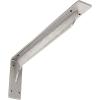 imageEkena Millwork BKTM02X18X06EBHWH Steel Bracket Embrey 2W x 18D x 6 12H Hammered WhiteStainless Steel