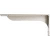 imageEkena Millwork BKTM02X18X06EBHWH Steel Bracket Embrey 2W x 18D x 6 12H Hammered WhiteStainless Steel