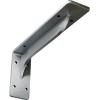 imageEkena Millwork BKTM02X18X06EBHWH Steel Bracket Embrey 2W x 18D x 6 12H Hammered WhiteUnfinished Steel