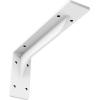 imageEkena Millwork BKTM02X18X06EBHWH Steel Bracket Embrey 2W x 18D x 6 12H Hammered WhiteWhite Primer Paintable