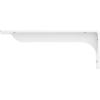 imageEkena Millwork BKTM02X18X06EBHWH Steel Bracket Embrey 2W x 18D x 6 12H Hammered WhiteWhite Primer Paintable