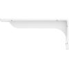 imageEkena Millwork BKTM02X18X06EBHWH Steel Bracket Embrey 2W x 18D x 6 12H Hammered WhiteWhite Primer Paintable