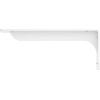 imageEkena Millwork BKTM02X18X06EBHWH Steel Bracket Embrey 2W x 18D x 6 12H Hammered WhiteWhite Primer Paintable