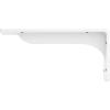 imageEkena Millwork BKTM02X18X06EBHWH Steel Bracket Embrey 2W x 18D x 6 12H Hammered WhiteWhite Primer Paintable