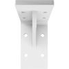 imageEkena Millwork BKTM02X18X06EBHWH Steel Bracket Embrey 2W x 18D x 6 12H Hammered WhiteWhite Primer Paintable
