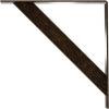 imageEkena Millwork BKTM02X20X20TRSS 2Inch W x 20Inch D x 20Inch H Traditional Bracket Stainless SteelAntiqued Brass