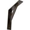imageEkena Millwork BKTM02X20X20TRSS 2Inch W x 20Inch D x 20Inch H Traditional Bracket Stainless SteelAntiqued Brass