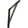 imageEkena Millwork BKTM02X20X20TRSS 2Inch W x 20Inch D x 20Inch H Traditional Bracket Stainless SteelAntiqued Brass