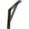 imageEkena Millwork BKTM02X20X20TRSS 2Inch W x 20Inch D x 20Inch H Traditional Bracket Stainless SteelAntiqued Brass