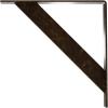 imageEkena Millwork BKTM02X20X20TRSS 2Inch W x 20Inch D x 20Inch H Traditional Bracket Stainless SteelAntiqued Brass