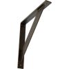imageEkena Millwork BKTM02X20X20TRSS 2Inch W x 20Inch D x 20Inch H Traditional Bracket Stainless SteelAntiqued Brass