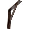 imageEkena Millwork BKTM02X20X20TRSS 2Inch W x 20Inch D x 20Inch H Traditional Bracket Stainless SteelAntiqued Copper