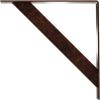 imageEkena Millwork BKTM02X20X20TRSS 2Inch W x 20Inch D x 20Inch H Traditional Bracket Stainless SteelAntiqued Copper