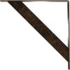 imageEkena Millwork BKTM02X20X20TRSS 2Inch W x 20Inch D x 20Inch H Traditional Bracket Stainless SteelAntiqued Pale Gold