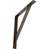 imageEkena Millwork BKTM02X20X20TRSS 2Inch W x 20Inch D x 20Inch H Traditional Bracket Stainless SteelAntiqued Pale Gold