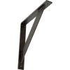 imageEkena Millwork BKTM02X20X20TRSS 2Inch W x 20Inch D x 20Inch H Traditional Bracket Stainless SteelAntiqued Warm Silver