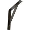 imageEkena Millwork BKTM02X20X20TRSS 2Inch W x 20Inch D x 20Inch H Traditional Bracket Stainless SteelAntiqued Warm Silver
