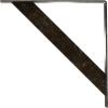 imageEkena Millwork BKTM02X20X20TRSS 2Inch W x 20Inch D x 20Inch H Traditional Bracket Stainless SteelAntiqued Warm Silver