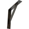 imageEkena Millwork BKTM02X20X20TRSS 2Inch W x 20Inch D x 20Inch H Traditional Bracket Stainless SteelAntiqued Warm Silver