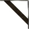 imageEkena Millwork BKTM02X20X20TRSS 2Inch W x 20Inch D x 20Inch H Traditional Bracket Stainless SteelAntiqued Warm Silver