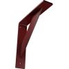 imageEkena Millwork BKTM02X20X20TRSS 2Inch W x 20Inch D x 20Inch H Traditional Bracket Stainless SteelHammered Bright Red