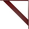 imageEkena Millwork BKTM02X20X20TRSS 2Inch W x 20Inch D x 20Inch H Traditional Bracket Stainless SteelHammered Bright Red