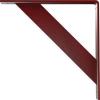 imageEkena Millwork BKTM02X20X20TRSS 2Inch W x 20Inch D x 20Inch H Traditional Bracket Stainless SteelHammered Bright Red