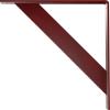 imageEkena Millwork BKTM02X20X20TRSS 2Inch W x 20Inch D x 20Inch H Traditional Bracket Stainless SteelHammered Bright Red