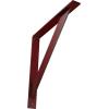 imageEkena Millwork BKTM02X20X20TRSS 2Inch W x 20Inch D x 20Inch H Traditional Bracket Stainless SteelHammered Bright Red