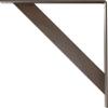 imageEkena Millwork BKTM02X20X20TRSS 2Inch W x 20Inch D x 20Inch H Traditional Bracket Stainless SteelHammered Brown