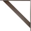 imageEkena Millwork BKTM02X20X20TRSS 2Inch W x 20Inch D x 20Inch H Traditional Bracket Stainless SteelHammered Brown