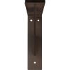 imageEkena Millwork BKTM02X20X20TRSS 2Inch W x 20Inch D x 20Inch H Traditional Bracket Stainless SteelHammered Brown