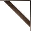 imageEkena Millwork BKTM02X20X20TRSS 2Inch W x 20Inch D x 20Inch H Traditional Bracket Stainless SteelHammered Dark Bronze