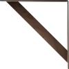 imageEkena Millwork BKTM02X20X20TRSS 2Inch W x 20Inch D x 20Inch H Traditional Bracket Stainless SteelHammered Dark Bronze