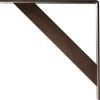 imageEkena Millwork BKTM02X20X20TRSS 2Inch W x 20Inch D x 20Inch H Traditional Bracket Stainless SteelHammered Dark Bronze