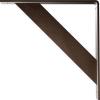imageEkena Millwork BKTM02X20X20TRSS 2Inch W x 20Inch D x 20Inch H Traditional Bracket Stainless SteelHammered Dark Bronze