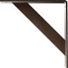 imageEkena Millwork BKTM02X20X20TRSS 2Inch W x 20Inch D x 20Inch H Traditional Bracket Stainless SteelHammered Dark Bronze