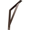 imageEkena Millwork BKTM02X20X20TRSS 2Inch W x 20Inch D x 20Inch H Traditional Bracket Stainless SteelHammered Dark Bronze