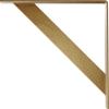 imageEkena Millwork BKTM02X20X20TRSS 2Inch W x 20Inch D x 20Inch H Traditional Bracket Stainless SteelHammered Gold