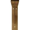 imageEkena Millwork BKTM02X20X20TRSS 2Inch W x 20Inch D x 20Inch H Traditional Bracket Stainless SteelHammered Gold