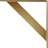 imageEkena Millwork BKTM02X20X20TRSS 2Inch W x 20Inch D x 20Inch H Traditional Bracket Stainless SteelHammered Gold