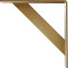imageEkena Millwork BKTM02X20X20TRSS 2Inch W x 20Inch D x 20Inch H Traditional Bracket Stainless SteelHammered Gold